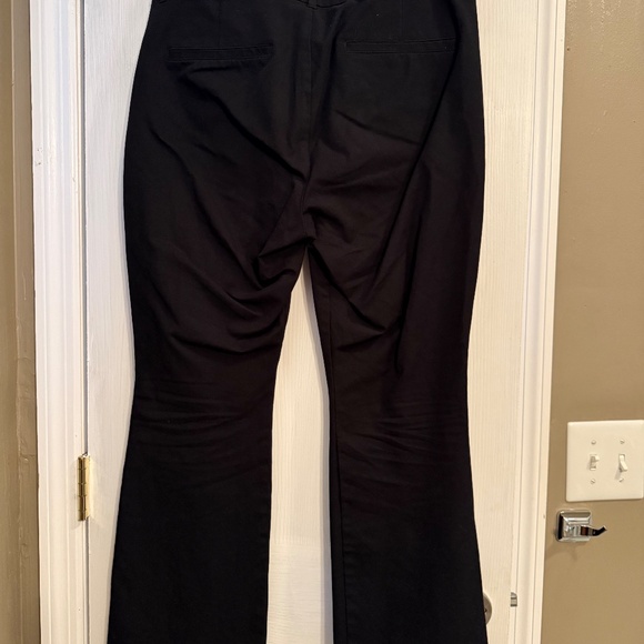 Black High-Waisted Pixie Flare Pants | 12 Regular - Picture 3 of 4